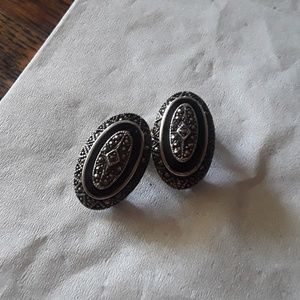 Sterling Silver clip on earrings